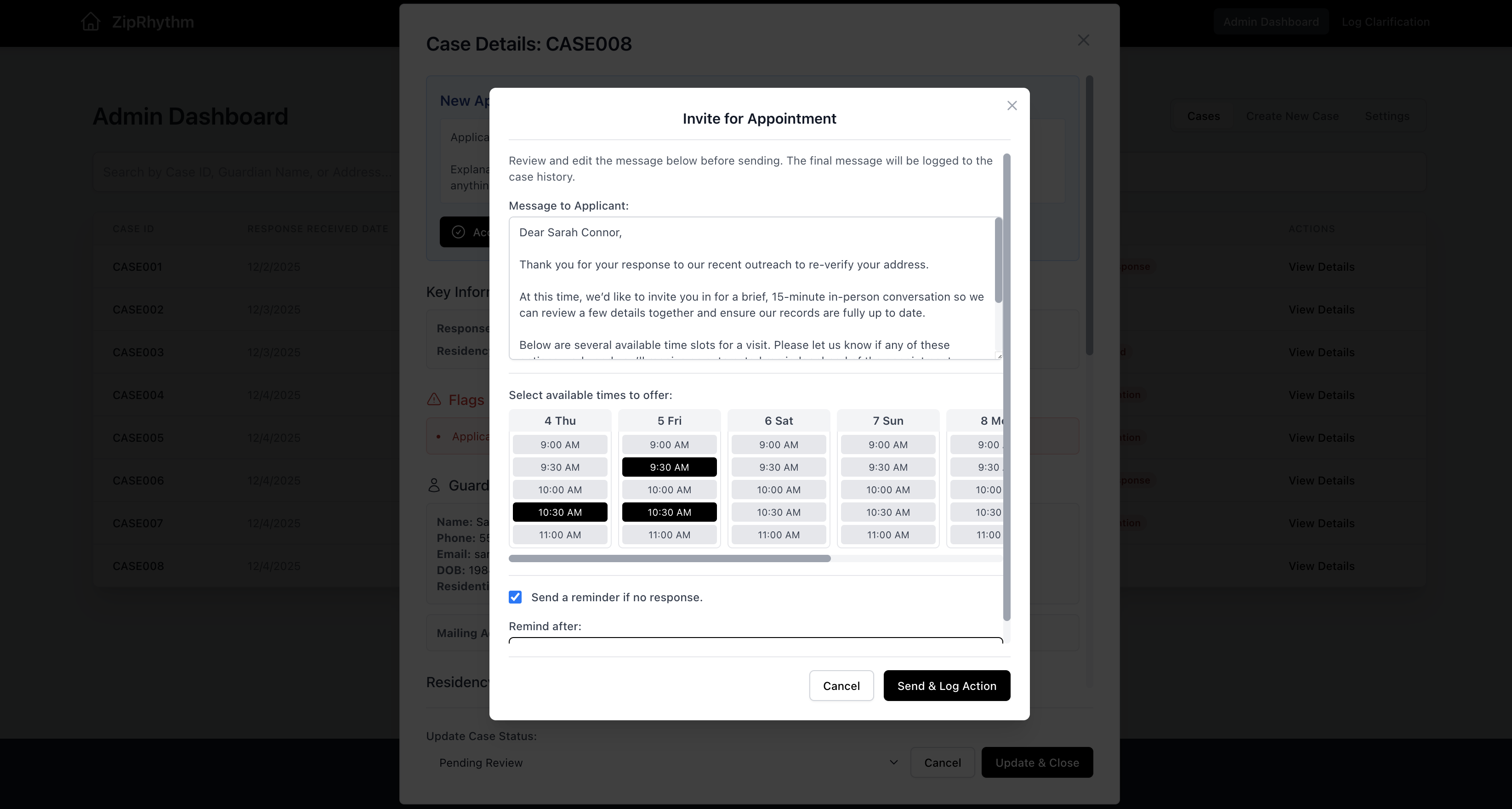 Appointment Scheduling